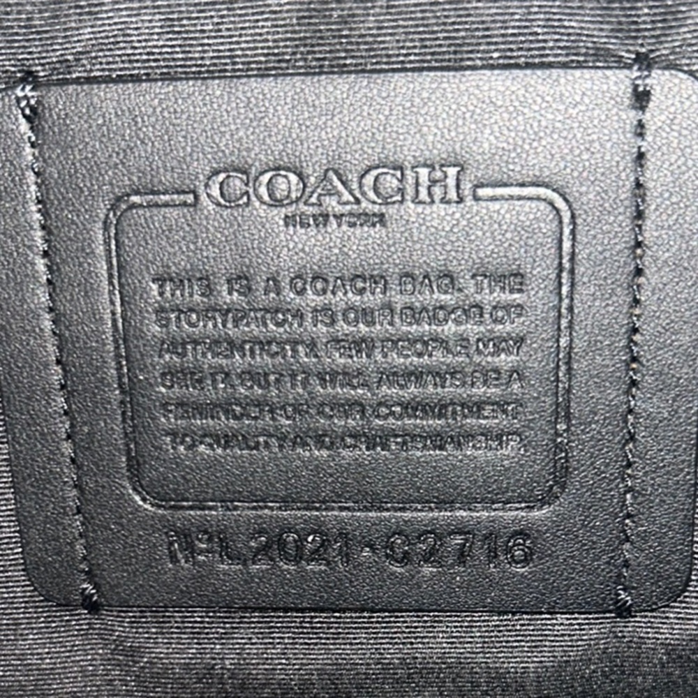 Coach Track Belt Bag - Gunmetal/Black Leather Men's/Women’s Bag NEW - Picture 5 of 11